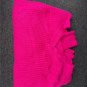 Vibrant Pink Knit Sweater